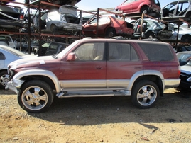 1997 TOYOTA 4RUNNER LIMITED BURGUNDY 3.4L AT 4WD Z16323